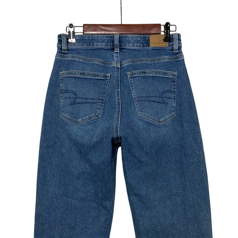 American Eagle Mom Jeans Womens 4 High Waisted Ankle Jeans
